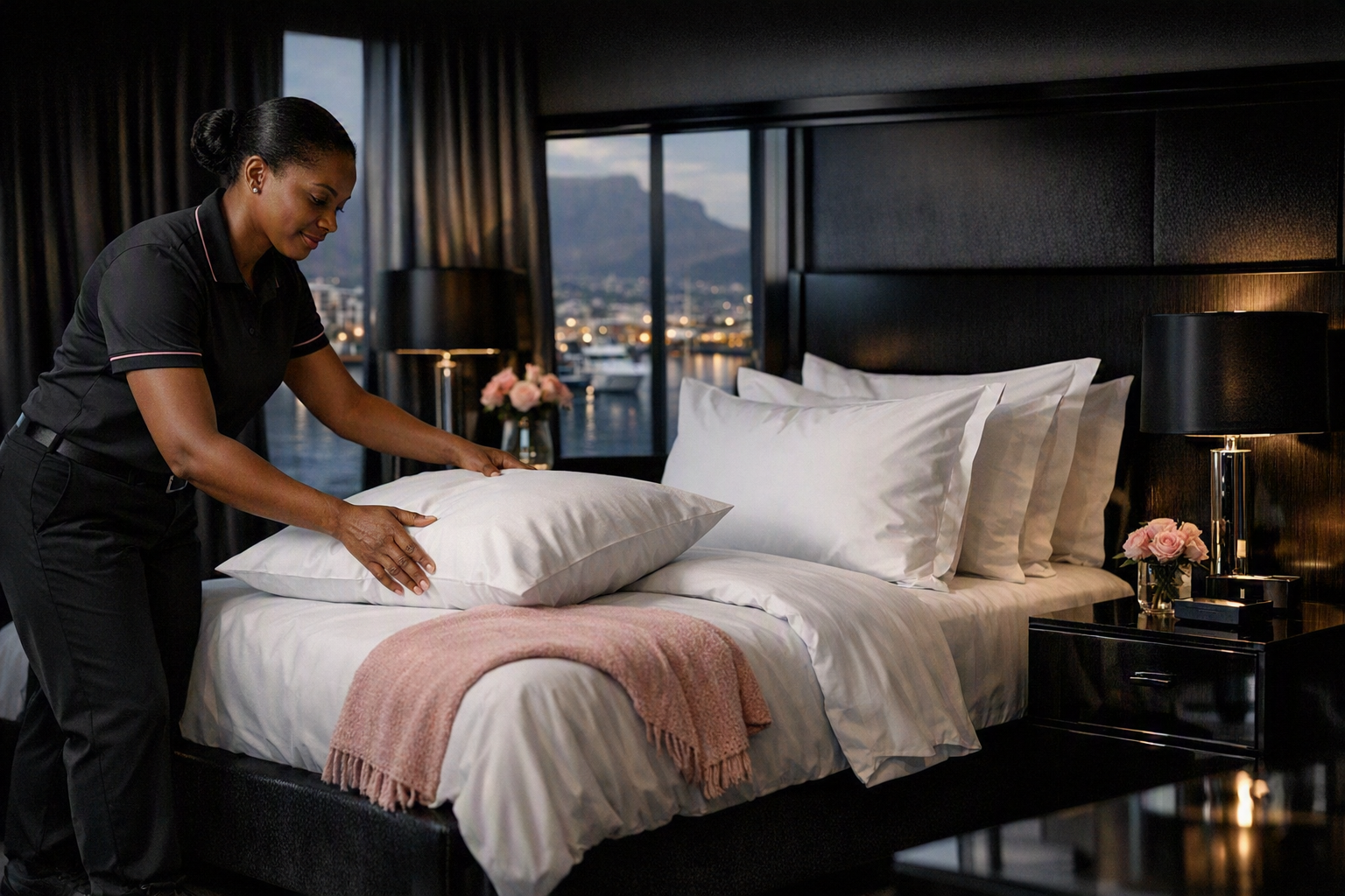 Luxurious hospitality venue with clean and elegant interiors