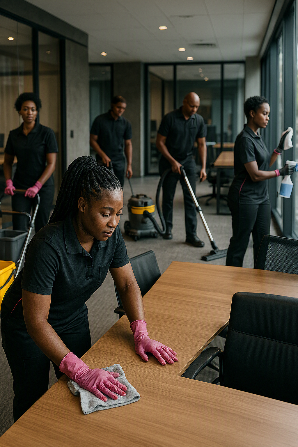 ProClean Experts team on site delivering reliable, consistent cleaning service