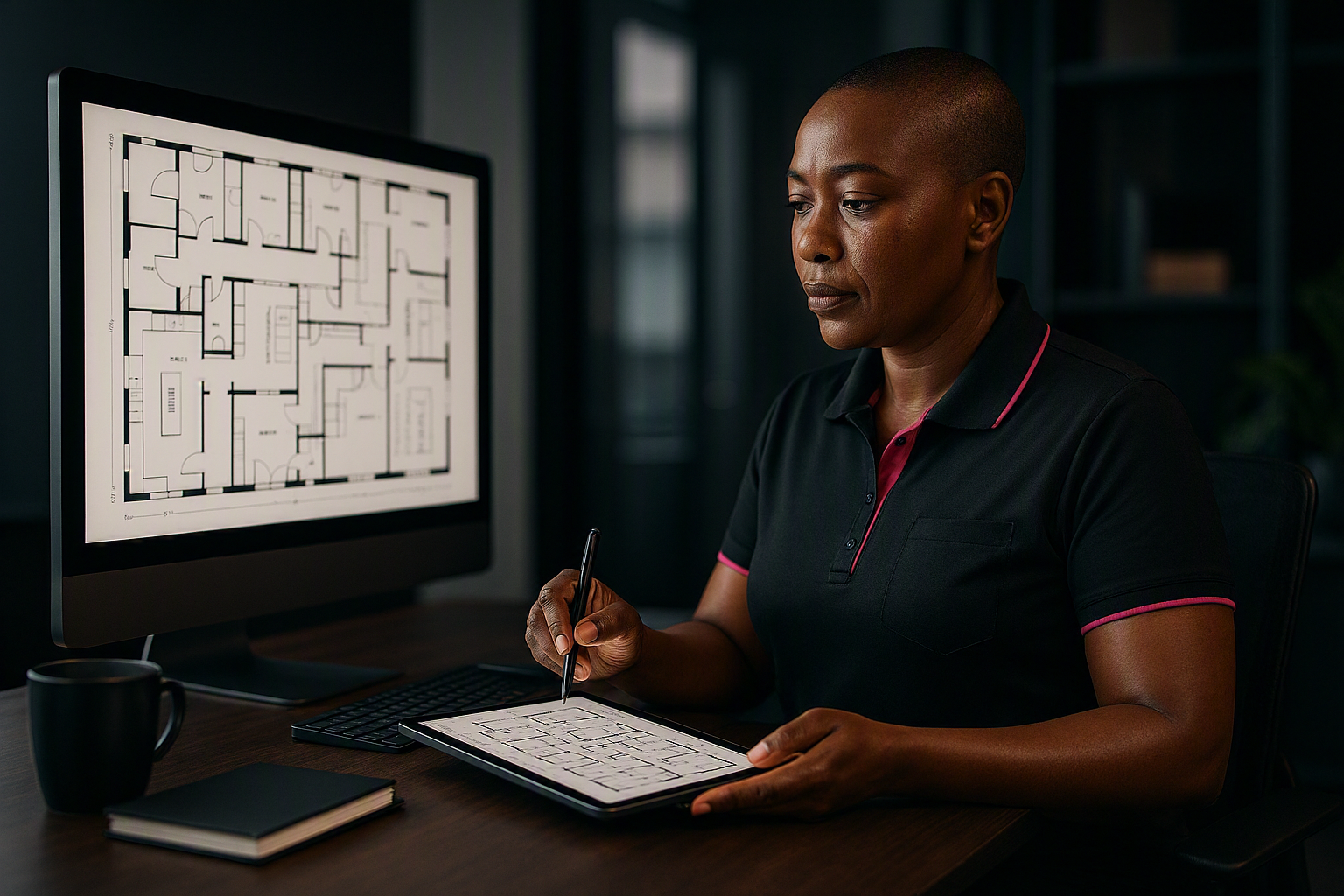 Custom cleaning plan documentation and floor blueprint prepared for a client